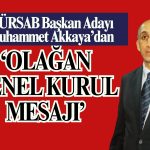 TÜRSAB Başkan Adayı Muhammet Akkaya