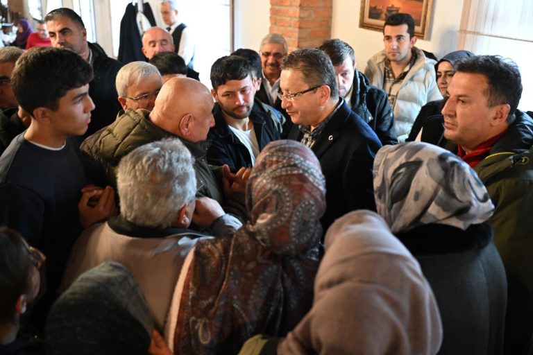 BAŞKAN TİRYAKİ DOĞANTEPE VE FERİDUN ÇELİK SAKİNLERİYLE BULUŞTU (3)